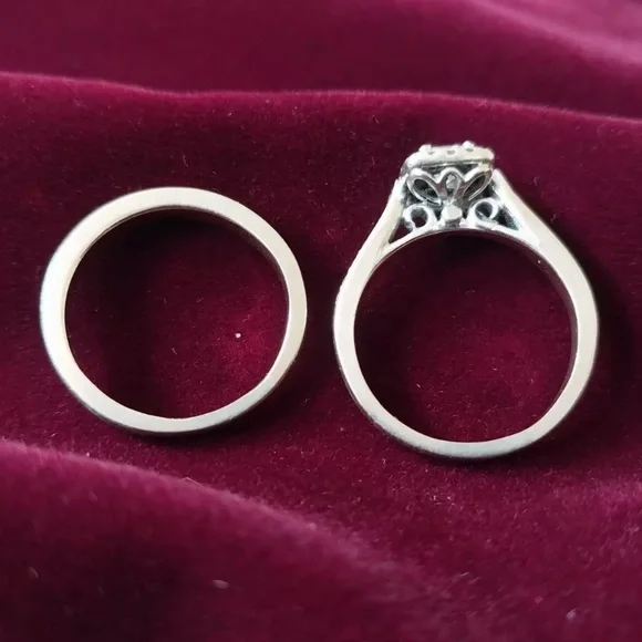 The Leo Diamond 1ctw Natural Diamond 14K Gold Engagement Ring & Band Set Sz7.5 - Picture 5 of 16